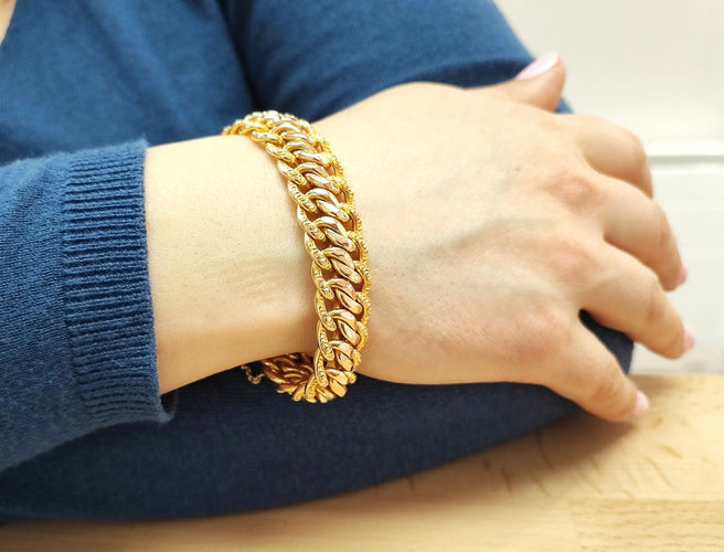 Bracelet Bracelet maille américaine 58 Facettes Col.US.Sorc.1096