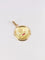 Pendentif Médaille amour Augis ronde Plus qu'hier moins que demain or jaune diamant rubis 58 Facettes J552