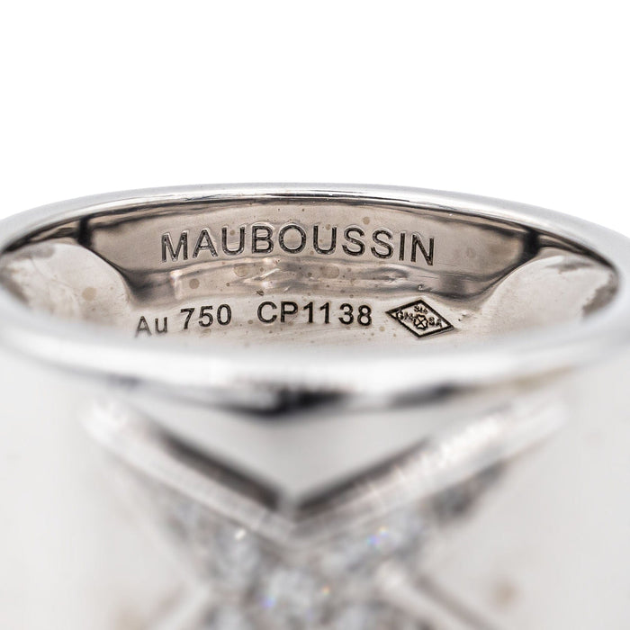 Bague 52 Mauboussin Bague Etoile divine Or blanc Diamant 58 Facettes 3655388CN