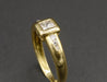 Bague 46 Solitaire Princesse or jaune 58 Facettes A9698