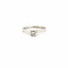 Bague 57 Solitaire Or Blanc 18k & Diamant 58 Facettes 21-GS32358-02