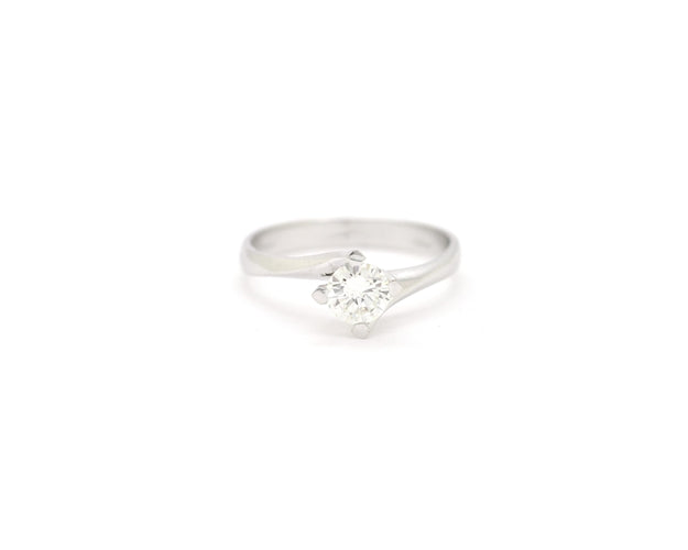 Bague Anello solitario con diamante Ct 0,55 58 Facettes