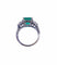 Bague 53 Bague émeraude et diamants en or blanc 18k 58 Facettes BAG.EMER.TE-1707
