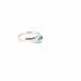 Bague 52 Solitaire Or Blanc Aigue Marine 58 Facettes 94-GS35473-4