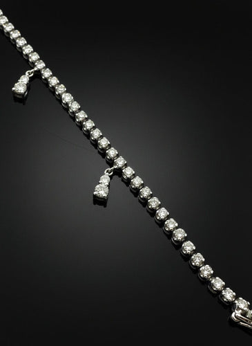 Bracelet Bracelet de tennis en or blanc 58 Facettes