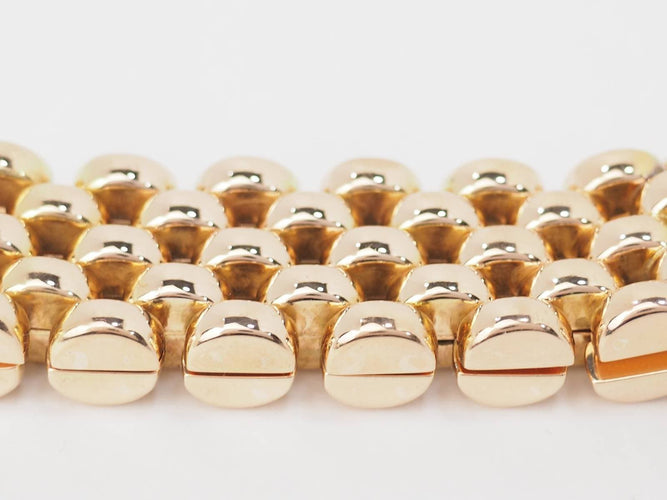 Bracelet Bracelet maille grain de riz en or rose 58 Facettes 33082