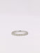 Bague 54 MAUBOUSSIN - Alliance or blanc diamants 1 carat 58 Facettes J367