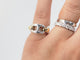 Bague 52 Bague Hermès Chaîne d'Ancre en or et argent 58 Facettes 33489
