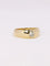 Bague 54 Bague jonc or jaune diamant coussin 0,4 ct 58 Facettes J375