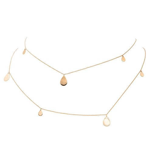 Collier Ginette NY Collier Petit bonheur sur chaîne Or rose 58 Facettes 2656314CN