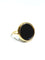 Bague 59 Ginette NY - Bague en or rose 18 carats et onyx 58 Facettes