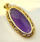 Pendentif Pendentif en or jaune 18 carats et améthyste 58 Facettes AB369