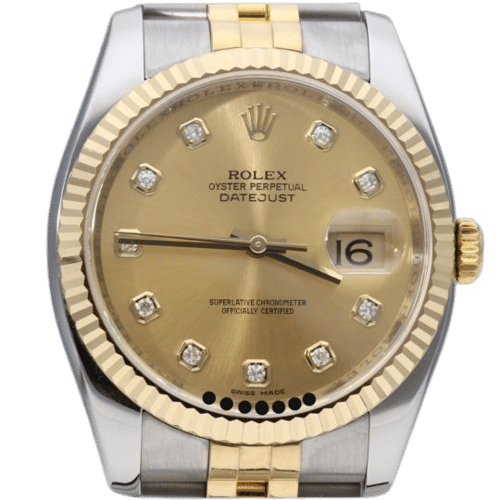 Montre Rolex Montre Date Just 36 58 Facettes MT44092