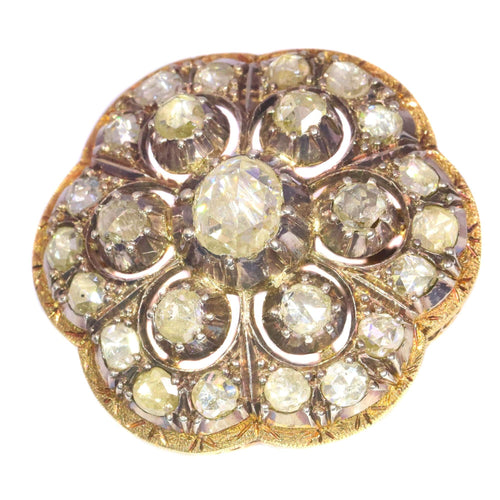 Broche Un murmure d'histoire : broche en diamant victorienne 58 Facettes 21272-0489