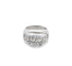 Bague 52 Bague Myst De Cartier avec cristal de roche et pavé de diamants en or blanc 18 carats 58 Facettes