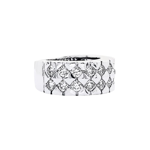 Bague 50 Bague Boucheron, or blanc et diamants. 58 Facettes 35291