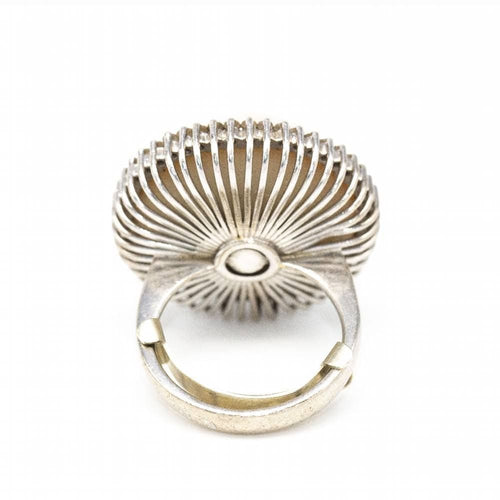 Bague 50.5 Bague perle en or blanc et diamants 58 Facettes D362763RR