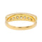 Bague 52 Bague Demi alliance Or jaune Diamant 58 Facettes 3118592CN