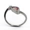 Bague Bague en or blanc avec saphir Padparadscha et diamants 58 Facettes 39035113