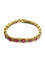 Bracelet Bracelet or jaune diamants rubis 58 Facettes
