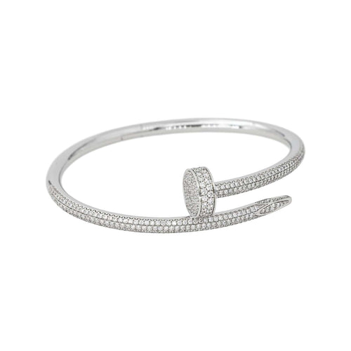 Bracelet Cartier Bracelet Jonc Juste un clou Or blanc Diamant 58 Facettes 4682507RV