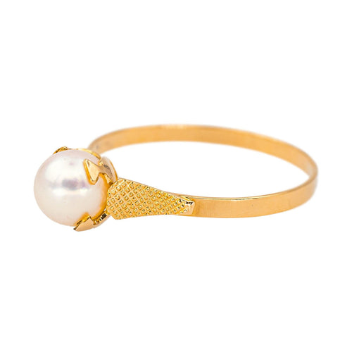 Bague 51 Bague  Or rose Perle 58 Facettes 4383451RV