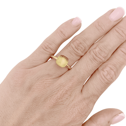 Bague 51 Bague Pomellato, "Nudo", petit modèle, quartz citron. 58 Facettes 34805