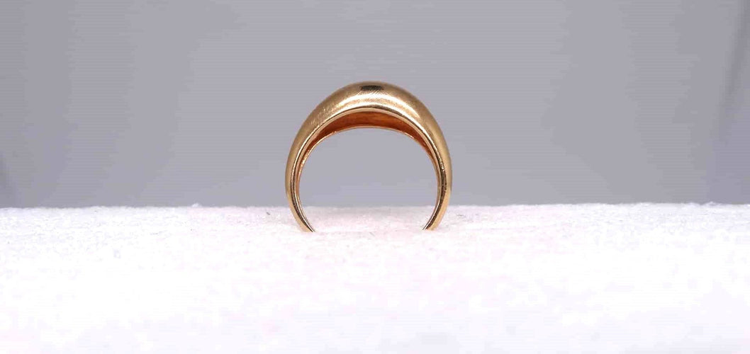 Bague Bague bombée or jaune 58 Facettes 11645