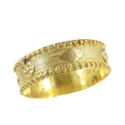 Ehering antik aus 18 Karat Gold, um 1820 – Tragen Sie ein Stück Geschichte, spüren Sie die Liebe 