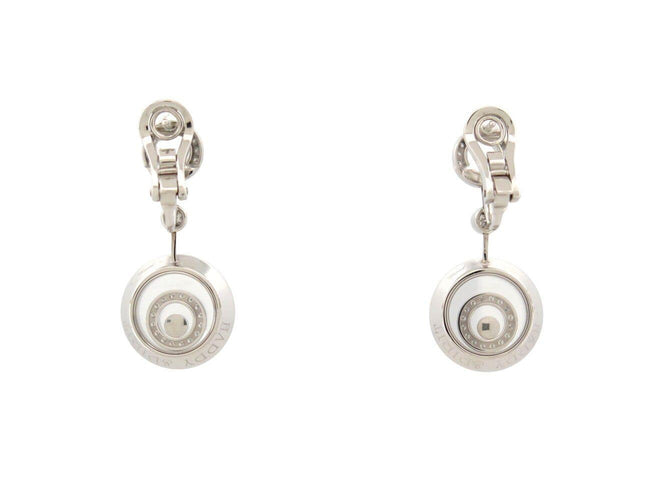 Boucles d'oreilles boucles d'oreilles CHOPARD happy spirit 84/5962 or blanc diamants 1.90ct 58 Facettes 269989