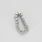 Bague 51 Bague souple en or gris et diamants 58 Facettes JRW0023