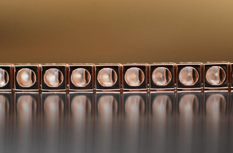 Bracelet Bracelet Tennis Or Rose Diamants 58 Facettes