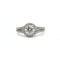 Bague 51 Bague - Or blanc et diamants 58 Facettes 1137
