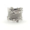 Bague 54 Bague or blanc diamants naturels 58 Facettes