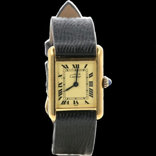 Montre Cartier Montre Tank Vermeil 58 Facettes MT43329