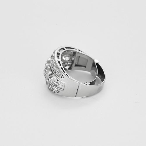 Bague 53 Bague Platine Diamants 58 Facettes B250645