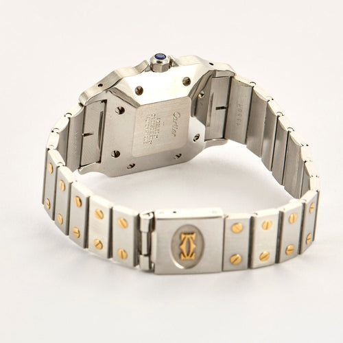 Montre CARTIER - Santos - Montre vintage acier et or 58 Facettes 250109