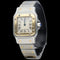 Montre Cartier Montre Santos De Cartier Galbee Pm 58 Facettes MT44219