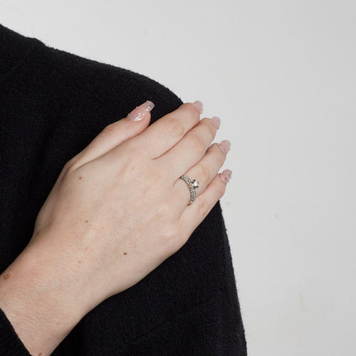 Bague 51 Bague diamants 58 Facettes 1643