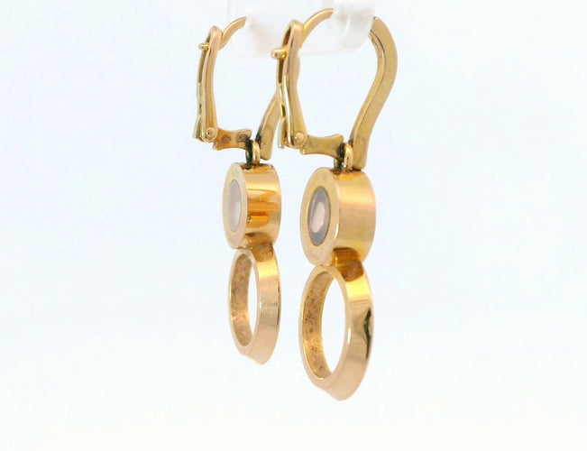 Boucles d'oreilles CHOPARD - Boucles d'oreilles Happy 8 en or rose 58 Facettes