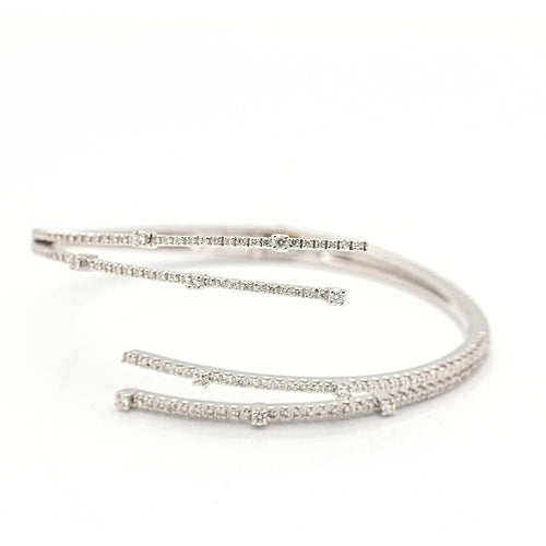 Bracelet Bracelet RAY en or blanc et diamants. Neuf. 58 Facettes D359739LF