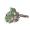 Bague 62 Bague contemporaine avec diamants et émeraudes en chute de 1,80 ct 58 Facettes Q327B