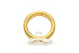 Bague 50 Bague contemporaine sertie de diamants taille brillant en or jaune 18k 58 Facettes 23256