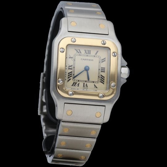 Montre Cartier Montre Santos De Cartier Galbee 58 Facettes MT40300