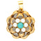 Pendentif Pendentif en grappe de perles turquoise 58 Facettes 1502B0152FA548E68FB652ABA5C1F8C3