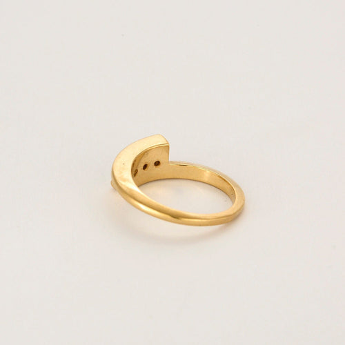 Bague 56.5 Bague d'union en or jaune et diamants 58 Facettes LP1348/11