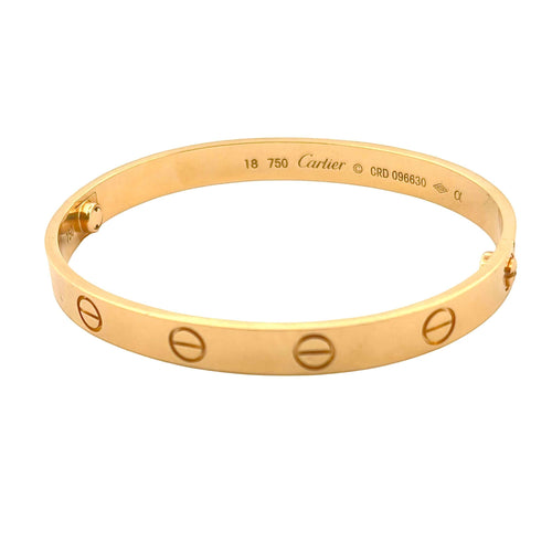 Bracelet Cartier - Bracelet Love or jaune 58 Facettes