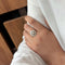 Bague 57.5 Bague - Or bi-colore & Diamants 58 Facettes 250191R