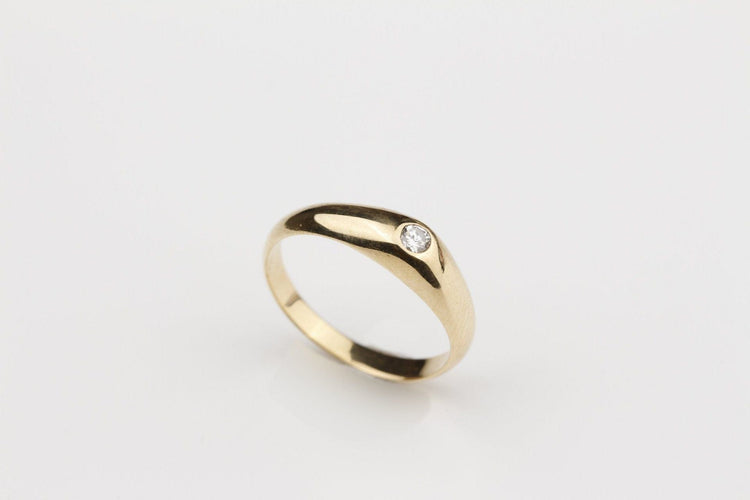 Bague 53 Bague Jonc Anglais Diamant 58 Facettes