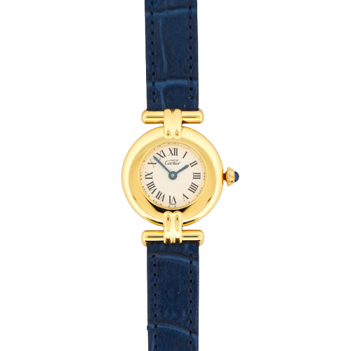 Montre Cartier Must Colisée - Ivory roman dial 58 Facettes